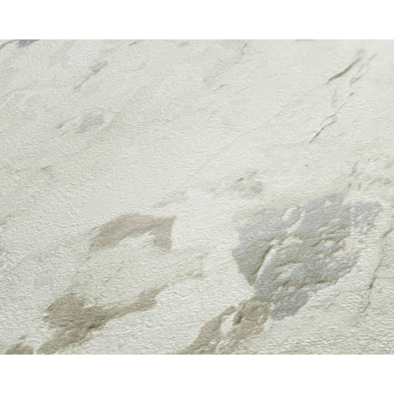 Rouleau de papier peint texturé L 33 pi x l 21 po Mahraj Street, Crème/gris