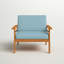 Chaise de patio avec coussins Avalon