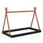 Lit simple avec structure triangulaire-1842619699