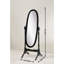 Miroir de plancher traditionnel en bois de style reine Anna, finition dorée-1164035039