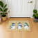 Premium Machine Washable Ingrassellino AMF1826 Happy Snowmen Holiday Rug