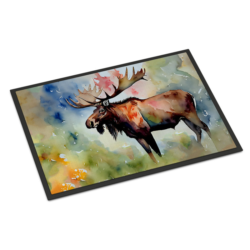 Tapis d'intérieur et d'extérieur antidérapant Ploch Moose, L 18 po x L 27 po