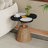 Unique Four-Leaf Clover Side Table