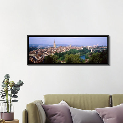 « satellite view of innere stadt, berne, switzerland », reproduction de photo sur toile