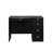 Black Makeup Vanity Table With 5 Drawers, Glass Top For Bedroom Setup Style Use-1221496103