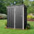 Aiho 5 ft. W X 3 ft. D Metal Vertical Storage Shed-65754012