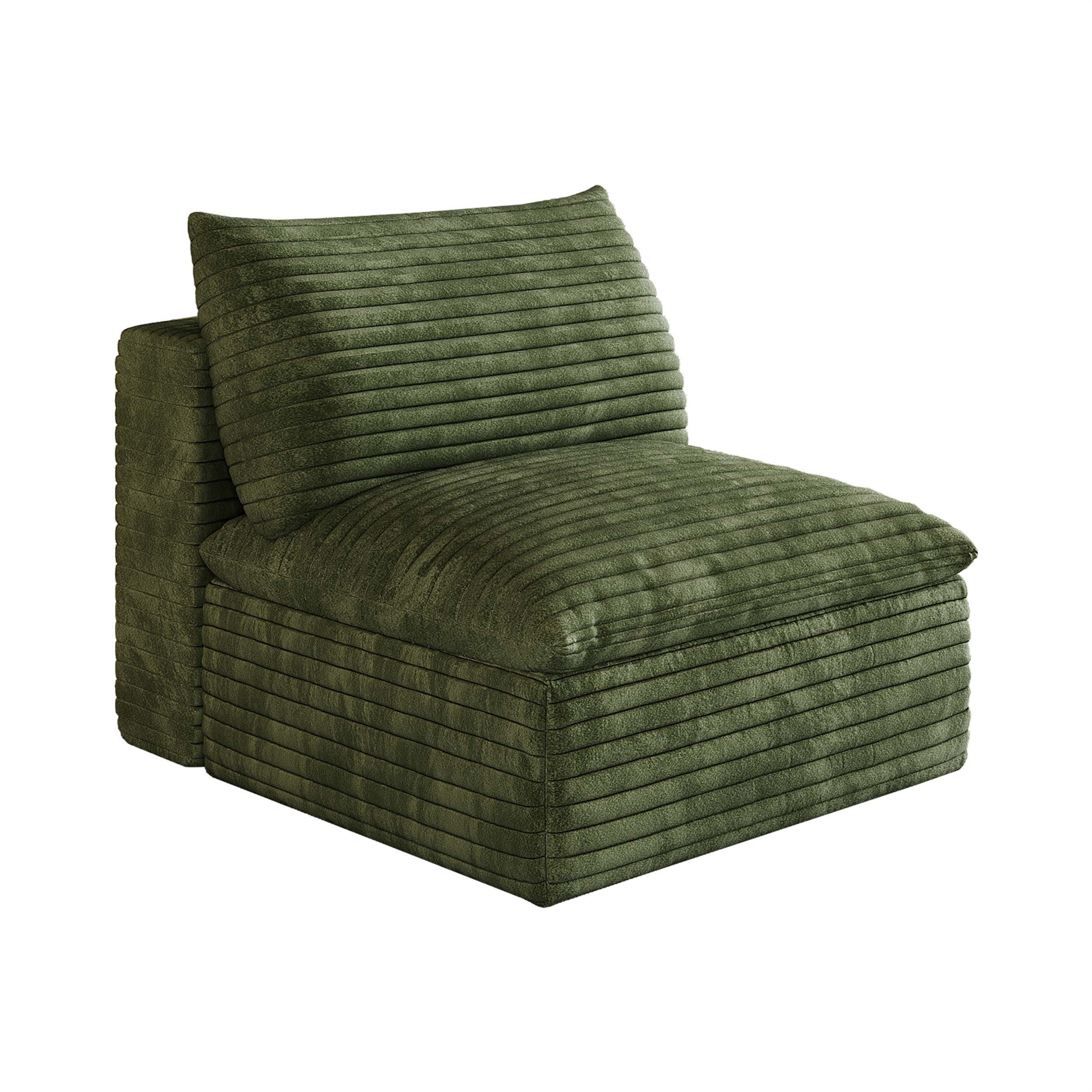 George Oliver Plush Cotton-Filled Modular Sofa For Comfort And ...