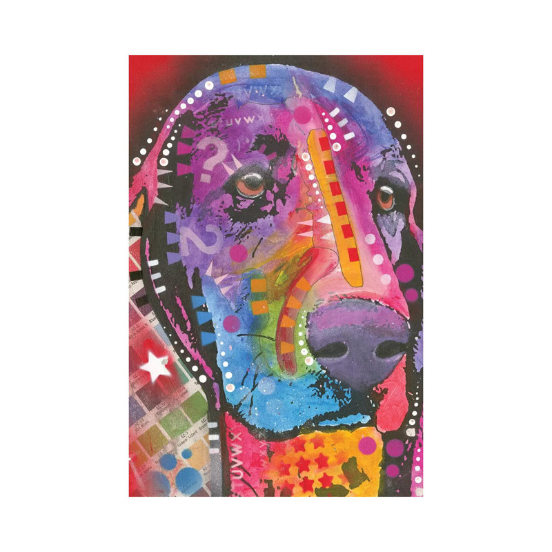 Basset Hound by Dean Russo - Wrapped Canvas Print, 66.04 cm H x 45.72 cm W x 3.175 cm D
