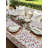 Square Christmas Tablecloth - Red and Green Floral-114855630