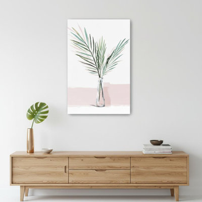 «Pretty Green Foliage», impression murale sans cadre