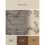 Tapis abstrait moelleux et moelleux à motif abstrait moderne et contemporain Escoto Thanksgiving - reliure beige-169192529