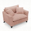 Fauteuil en velours côtelé l 46 po-1561417196