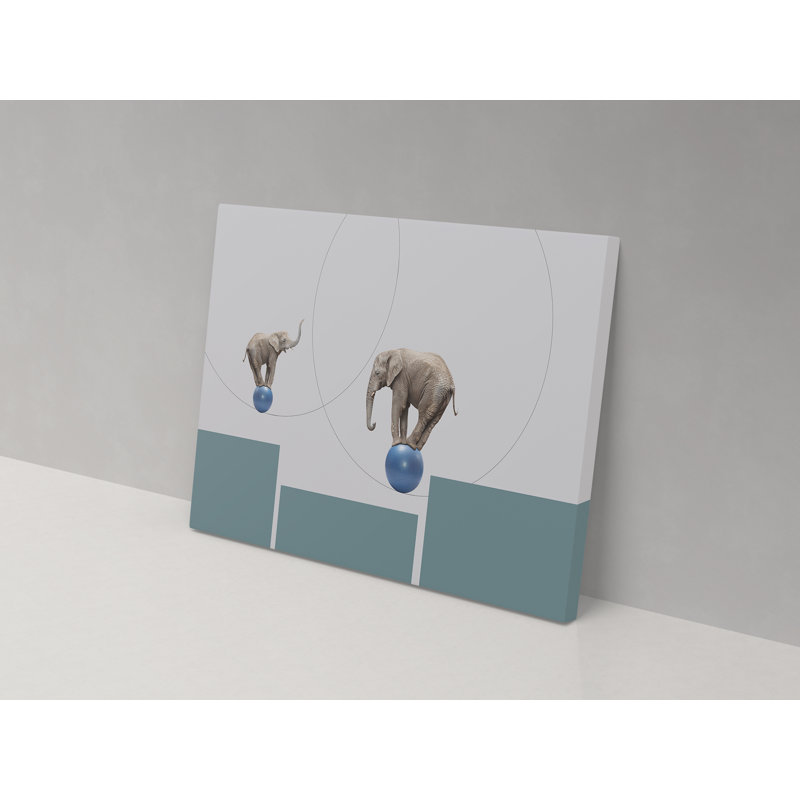 Balancing Act - Wrapped Canvas Print, 67cm H x 102cm W x 4cm D