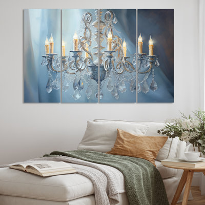 Rochford - Lustre, salon, art mural, 4 panneaux
