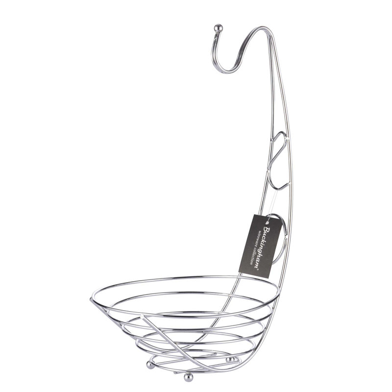 Buckingham Banana Tree Holder with Fruit Basket Countertop Fruit Storage Rack for Bananas & Fresh Fruit