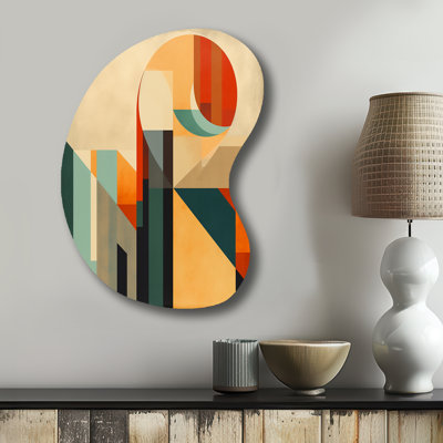 Cvja - art moderne de style Mid-Century - art mural asymétrique en métal