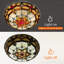 Terenig Glass Flush Mount