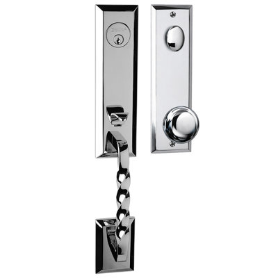 Bravura 915-906 Active Jacksonville Handleset with Macon Knob in Satin Nickel