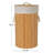 Grove Bamboo Laundry Hamper with Rope Handles, Lid and Removable Machine Washable Laundry Bag, 15-Gallons-97956511