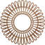 Médaillon de plafond ajouré en bois 20 po x H 7 po x P 7 po x H 1/4 po-63411792-63411769