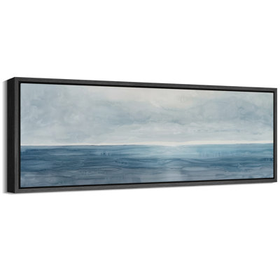 «Minimal Landscape Tranquil Horizons The Calm Of A Seascape», reproduction d'art sur toile