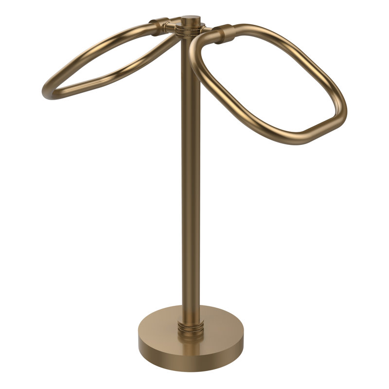Anneau à serviettes en laiton allié, Bronze brossé