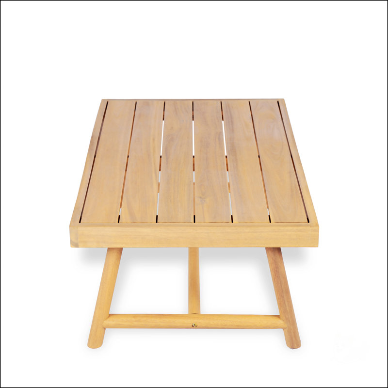 Ensemble de conversation pour patio en bois d'acacia