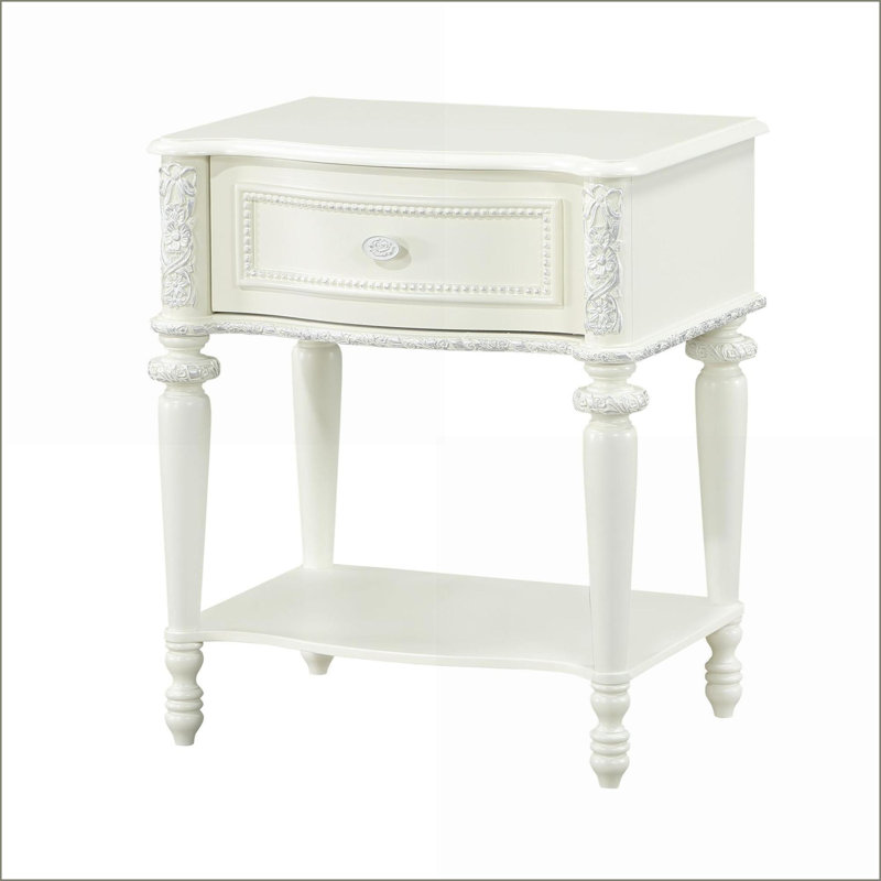 Table de chevet 1 tiroir Ivory Floral