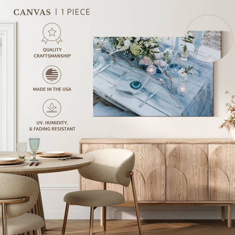 Élégante table Senne, H 26 po x l 39 po