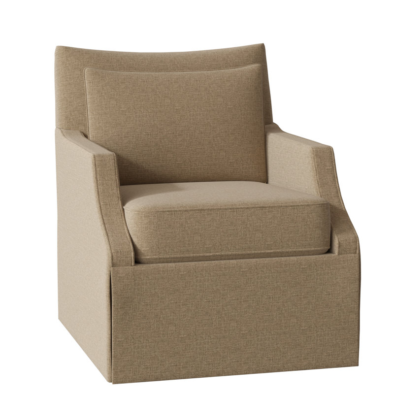 Fauteuil l 29 po Holly, 3162 paille 100% polyester, Gris anthracite