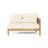 CROWNE 4-PCS SOFA CONVERSATION SET W/ BEIGE CUSHION