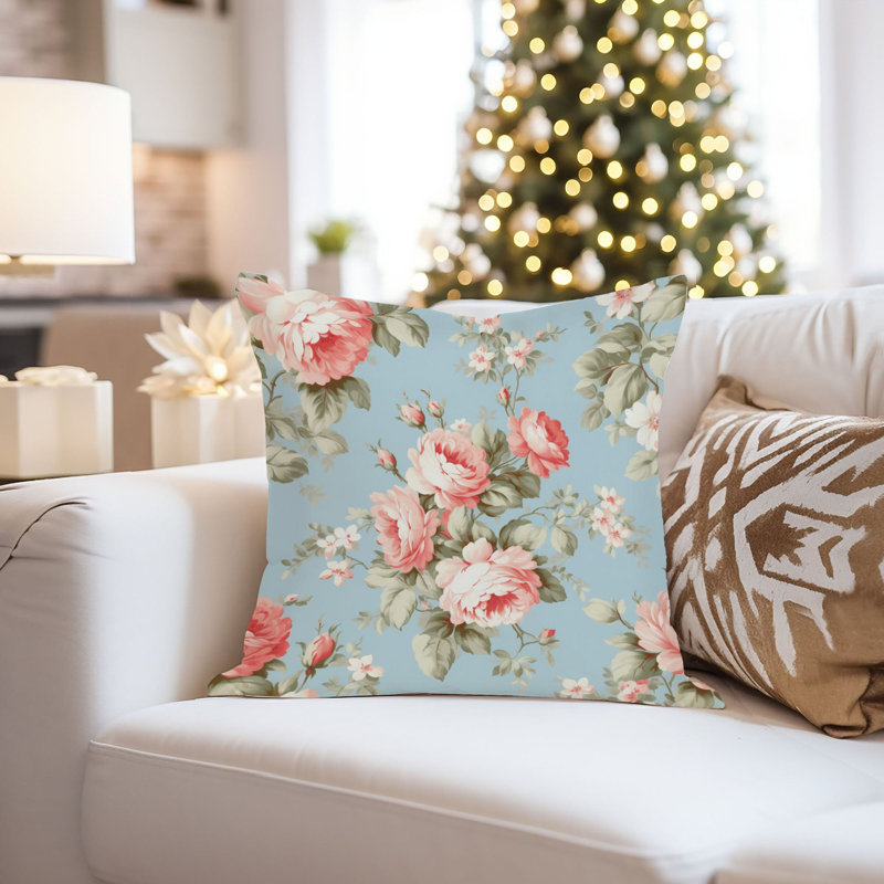 Floral Flower Dreams Pattern IV Shabby Elegance, 18"H x 18"W