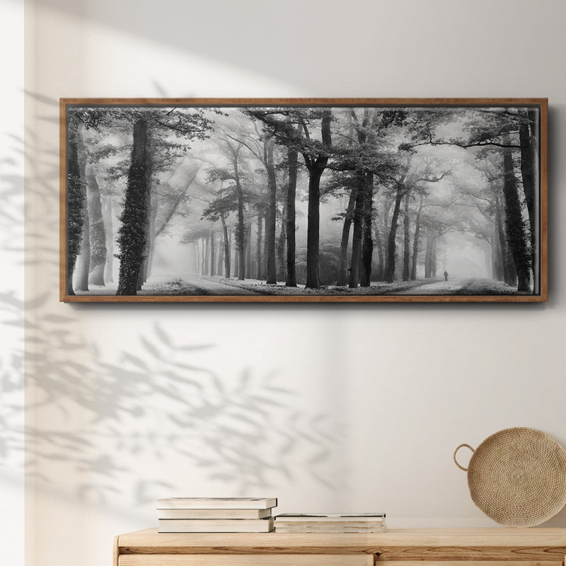 Turning Left- Framed Canvas