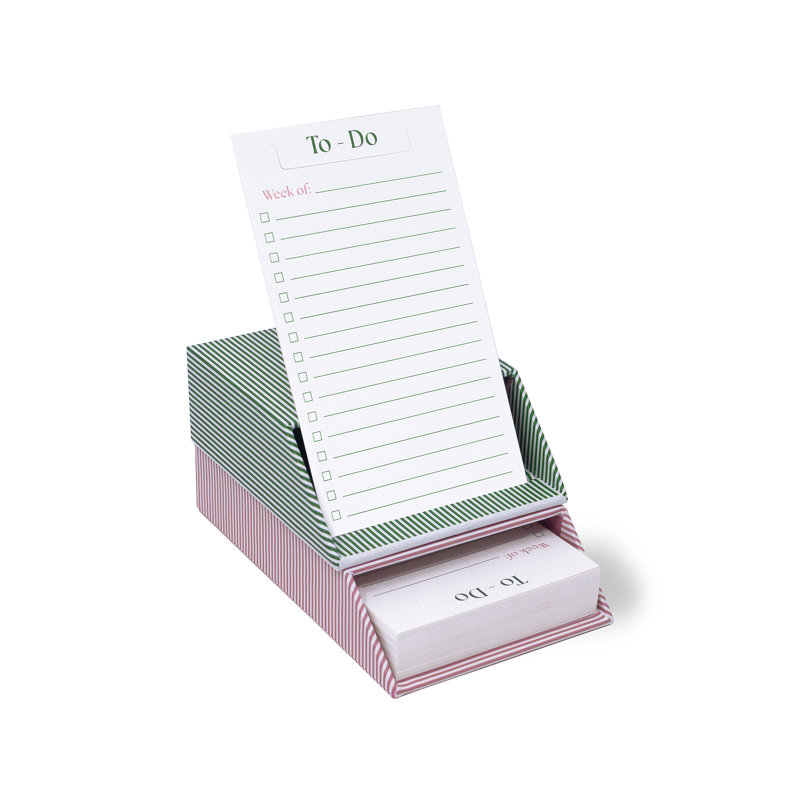 To-Do Notecards, Petite Stripe