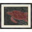 Sea Turtle Wood Block Framed Painting