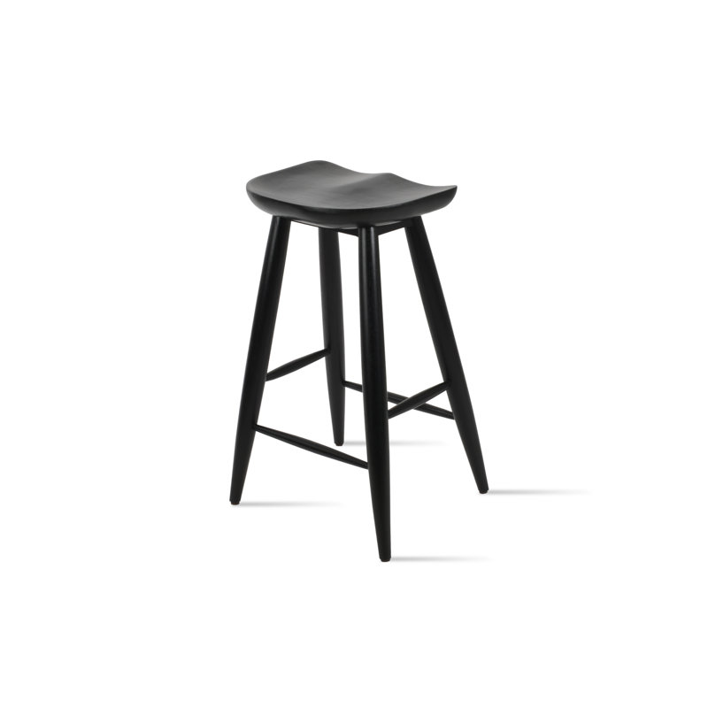 Tabouret de bar et de comptoir Cattelan Baba, Noir, Tabouret de bar (siège d'une hauteur de 28 po)