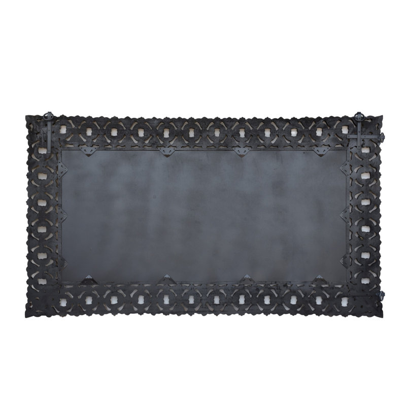 Wood Flat Wall Mirror