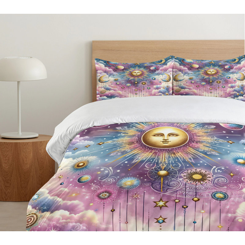 Celestial Duvet Cover, King Duvet Cover + 2 Standard Shams