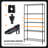 Suvam 36'' W Metal Shelving Unit-1274706995
