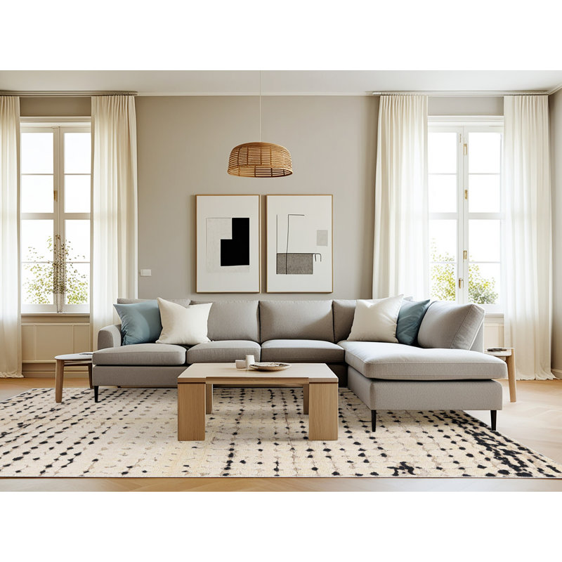Aneitra Abstract Indoor Rug, Rectangle 8' x 12'