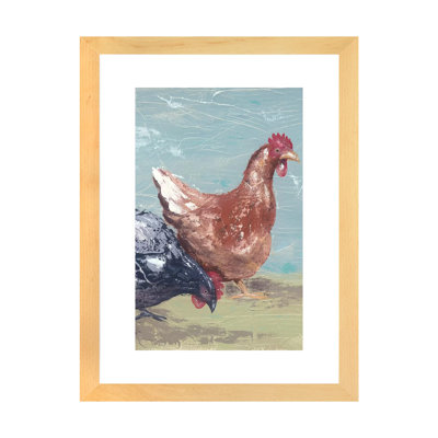 «Farm Life-chickens I» par Jade Reynolds - reproduction