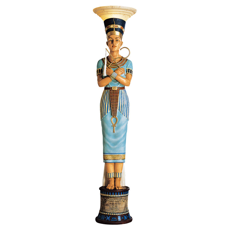 Lampe sur pied sculpturale 75 po Queen Nefertiti