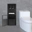 Poubelle de douche, poubelle encastrée, armoire de rangement pour toilette-465143862