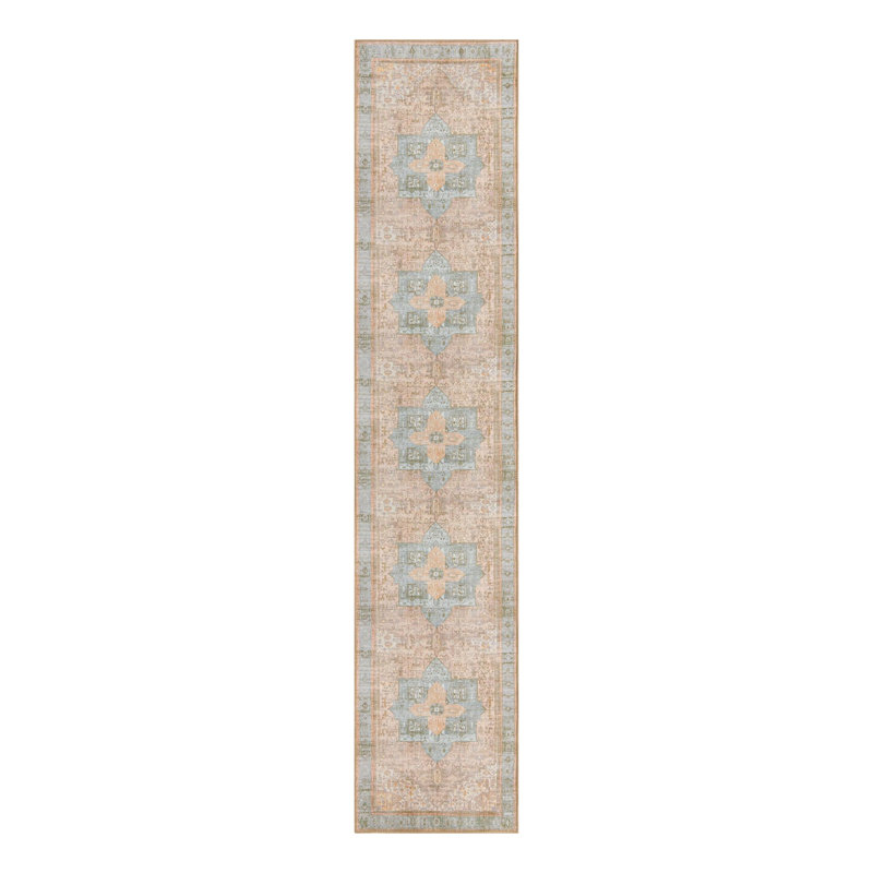 Oppie Geometric Indoor Rug, Runner 2'6" x 12'