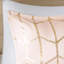 Édredon en rosé avec coussins décoratifs à médaillon métallique-126359251-126359253