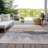 Machine Washable Indoor/Outdoor Xhevrie Blush Rug-194061456