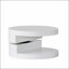 Table basse rotative MODERNESQUE avec rangement caché, parfaite pour les espaces de vie élégants et organisés