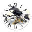 Oiseaux australiens d'époque rétro - horloge murale traditionnelle-60280333