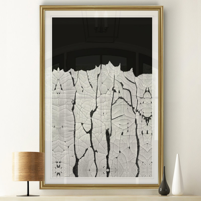 « e grésillement arbor ii », reproduction sur toile, H 18,5 po x l 24,5 po x P 1,5 po, Or