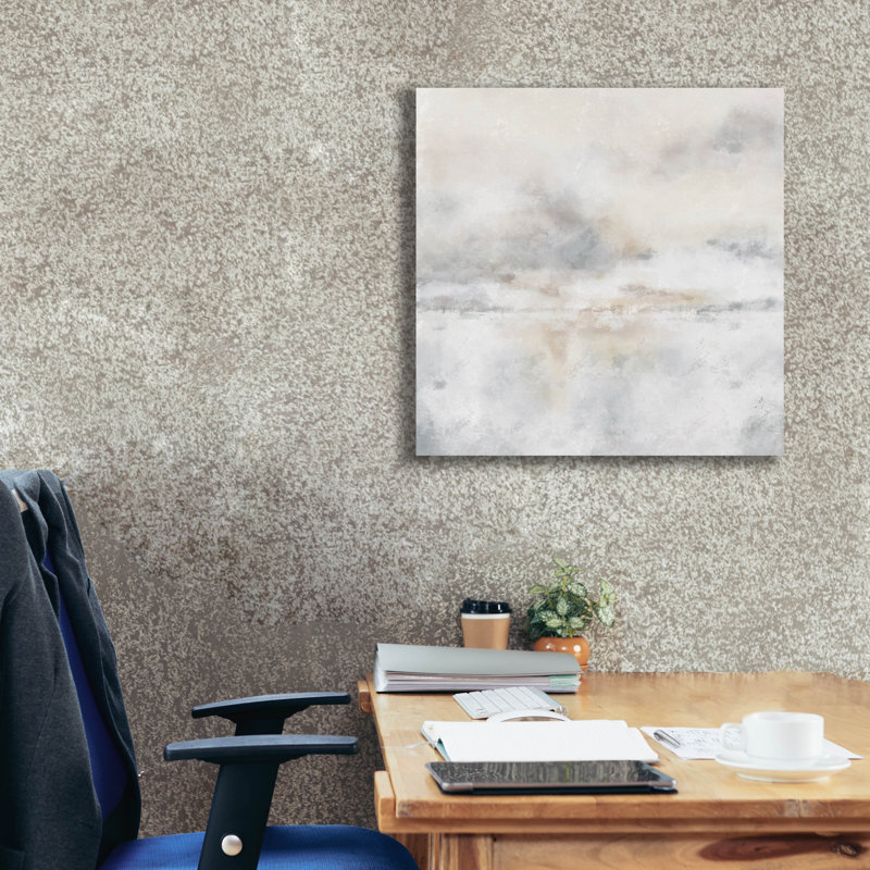 «Seaside View» par Ashley Bradley, art mural sur toile, H 26 po x l 26 po x P 1,5 po